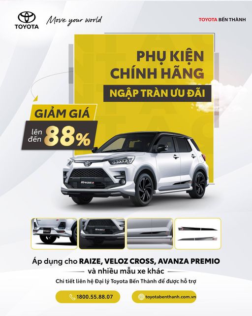 [Phụ kiện Chính hãng Toyota]