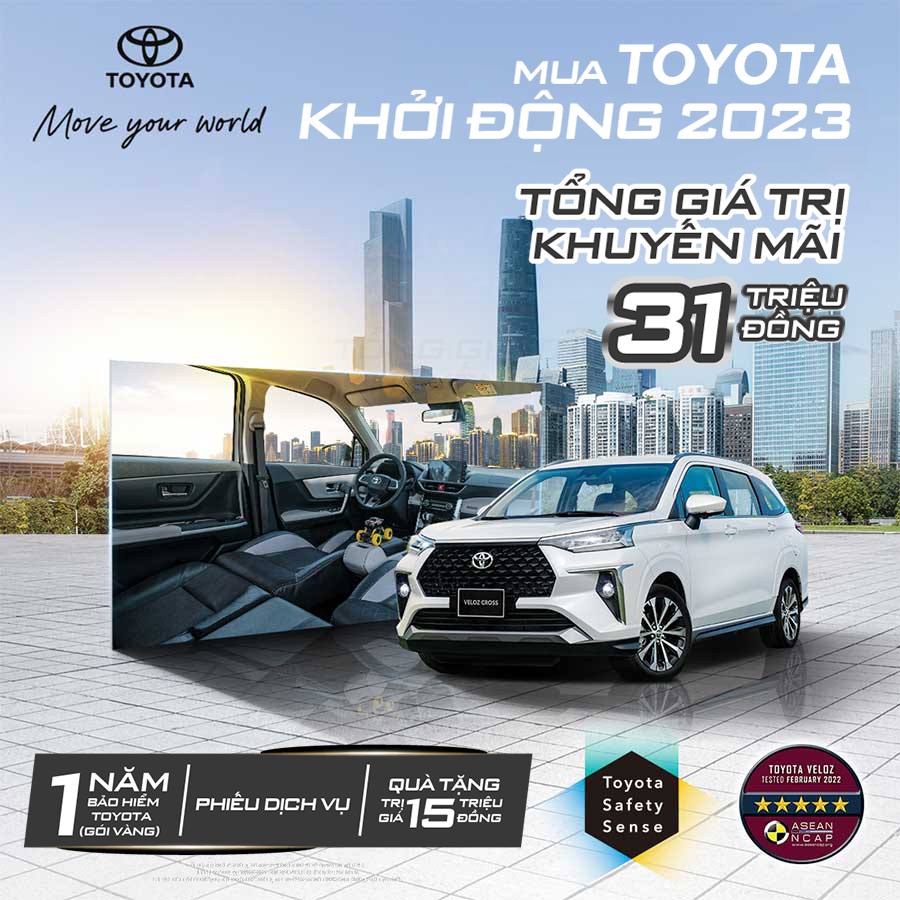 [Toyota Veloz - Chất lượng hàng đầu, an toàn vượt trội- Khuyến mại T3.2023]