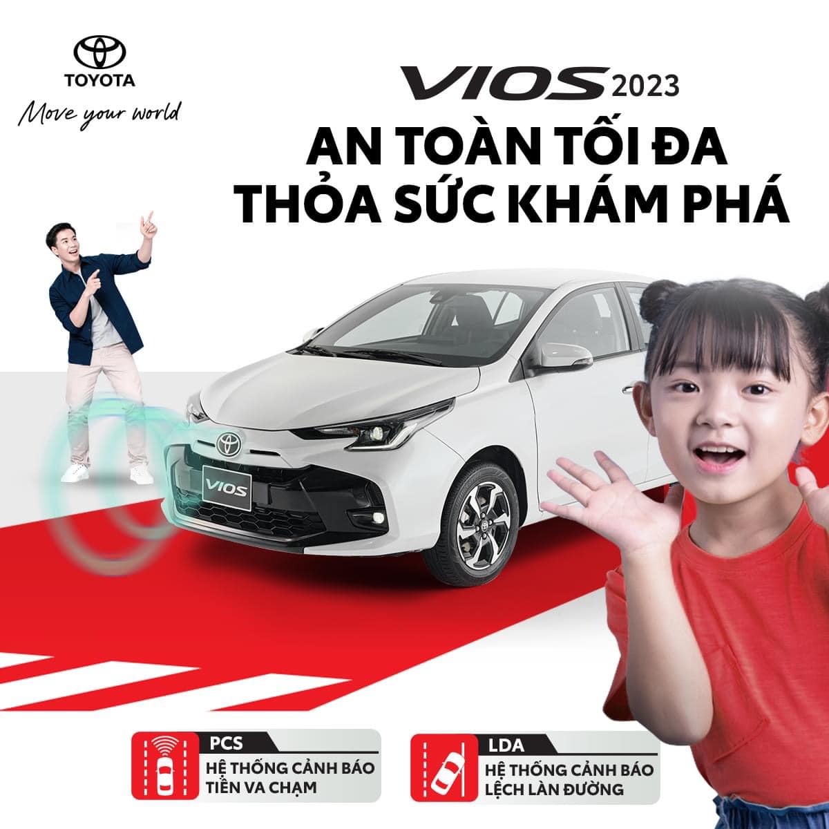 [AN TOÀN TỐI ĐA, THỎA SỨC KHÁM PHÁ CÙNG TOYOTA VIOS 2023 THẾ HỆ MỚI]